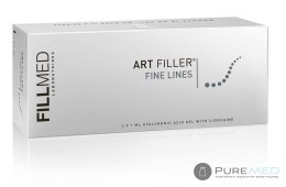 Филлер, гиалуроновая кислота с лидокаином, с анестезией, для мелких морщин. Fillmed Filorga Art Filler Fine Lines