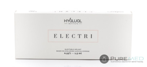 Hyalual Electri 0,55% 1,5 ml, mezoterapia okolicy oczu, cieni pod oczami, rewitalizacja doliny łez, napięcie skóry wokół oczu