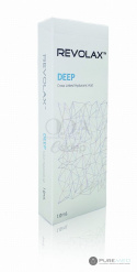 Revolax Deep, hyaluronic acid without lidocaine without anesthesia, lip filling, chin and cheekbones modeling,