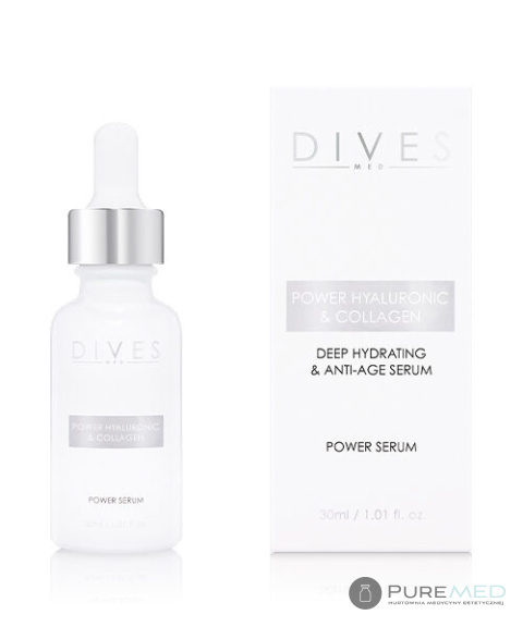 POWER HYALURONIC & COLLAGEN - DEEP HYDRATING & ANTI-AGE SERUM - intensywne serum liftingujące