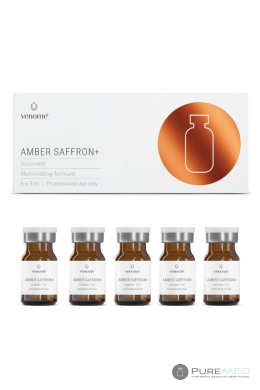 Venome Succinate Amber SAFFRON+ 3ml PAKIET 5 AMPUŁEK